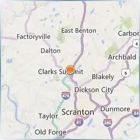 Clarks Summit University Location Map Clarks Summit University Location Map
