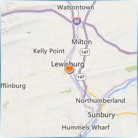 Bucknell University Location Map Bucknell University Location Map