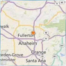 California State University Fullerton Location Map California State University Fullerton Location Map
