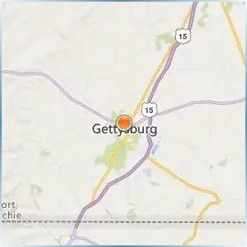 Gettysburg College Location Map Gettysburg College Location Map