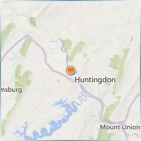 Juniata College Location Map Juniata College Location Map