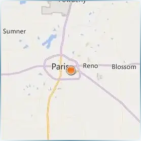 Paris Junior College Location Map Paris Junior College Location Map