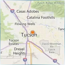 University of Arizona Location Map University of Arizona Location Map