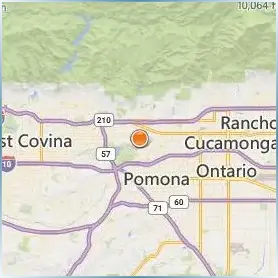 University of La Verne Location Map University of La Verne Location Map