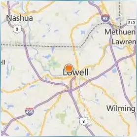University of Massachusetts Lowell Location Map University of Massachusetts Lowell Location Map