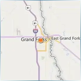 University of North Dakota Location Map University of North Dakota Location Map